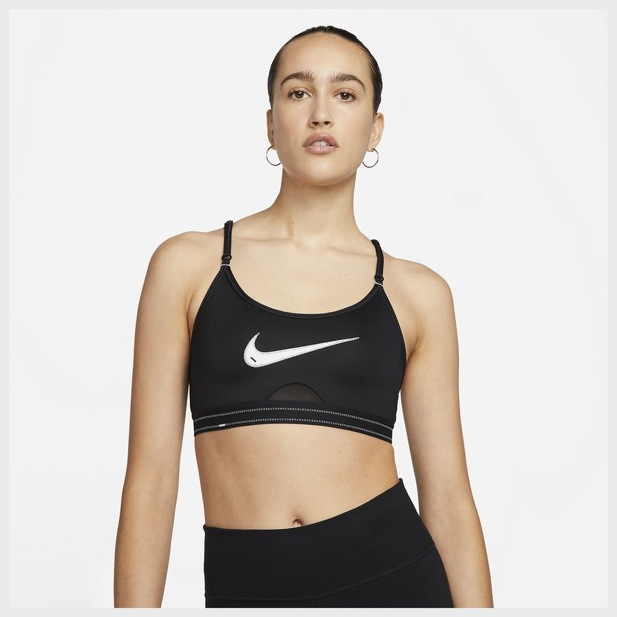 Nike Sports BH NSW Dri-FIT Indy - Sort/Hvid Kvinde