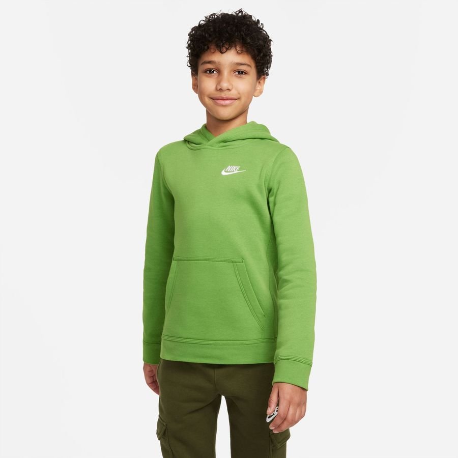 Nike Hættetrøje NSW Club - Grøn/Hvid Børn thumbnail