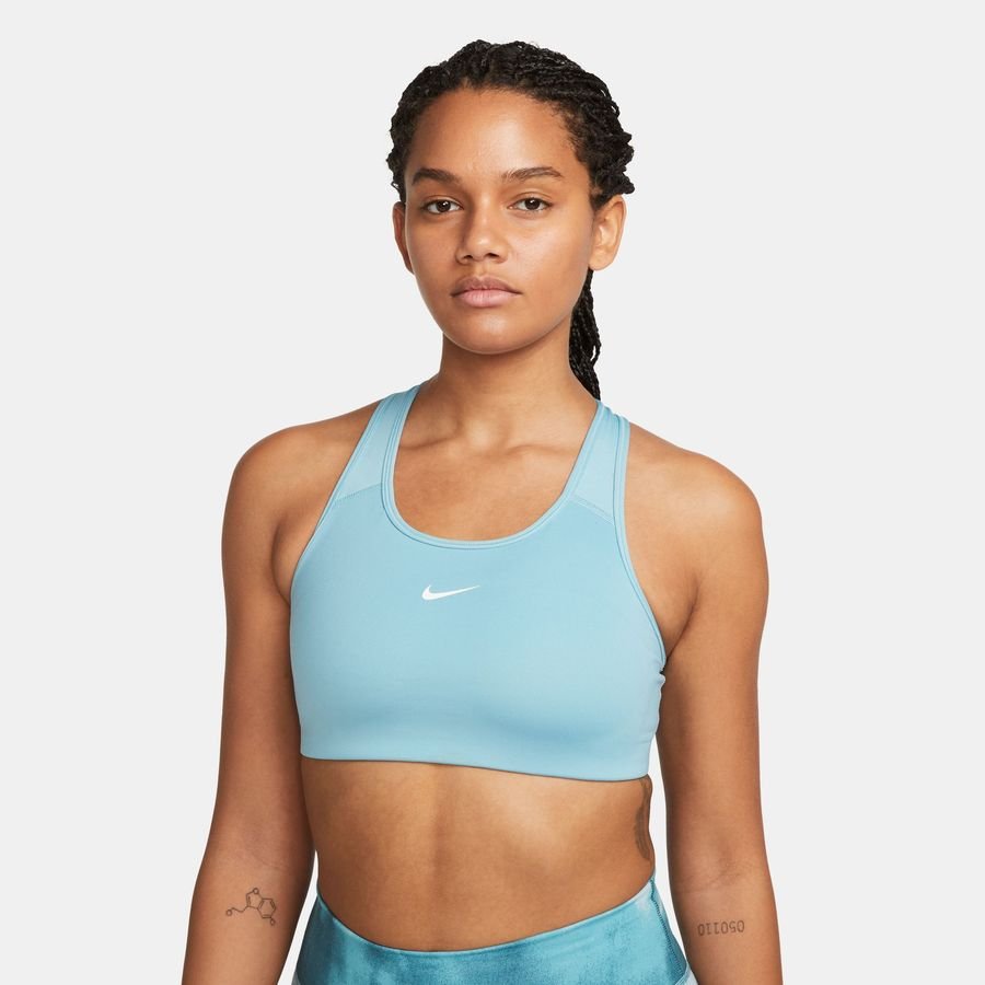 Nike Swoosh Sports BH - Blå/Hvid Kvinde thumbnail
