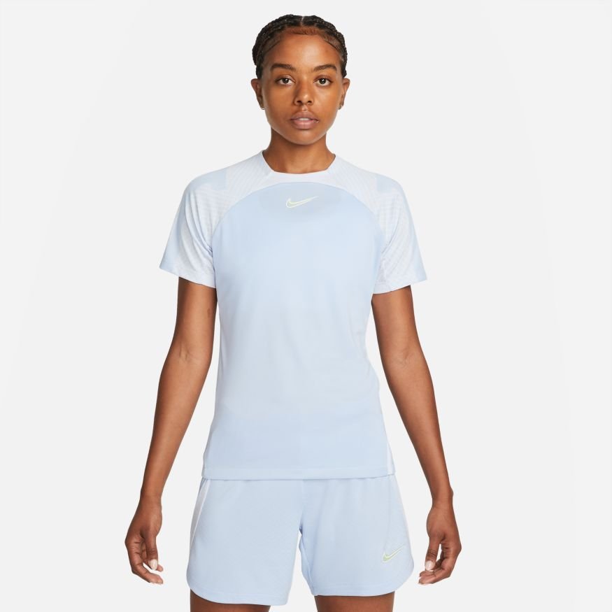 Nike Trænings T-Shirt Dri-FIT Strike - Blå/Grå/Hvid Kvinde thumbnail