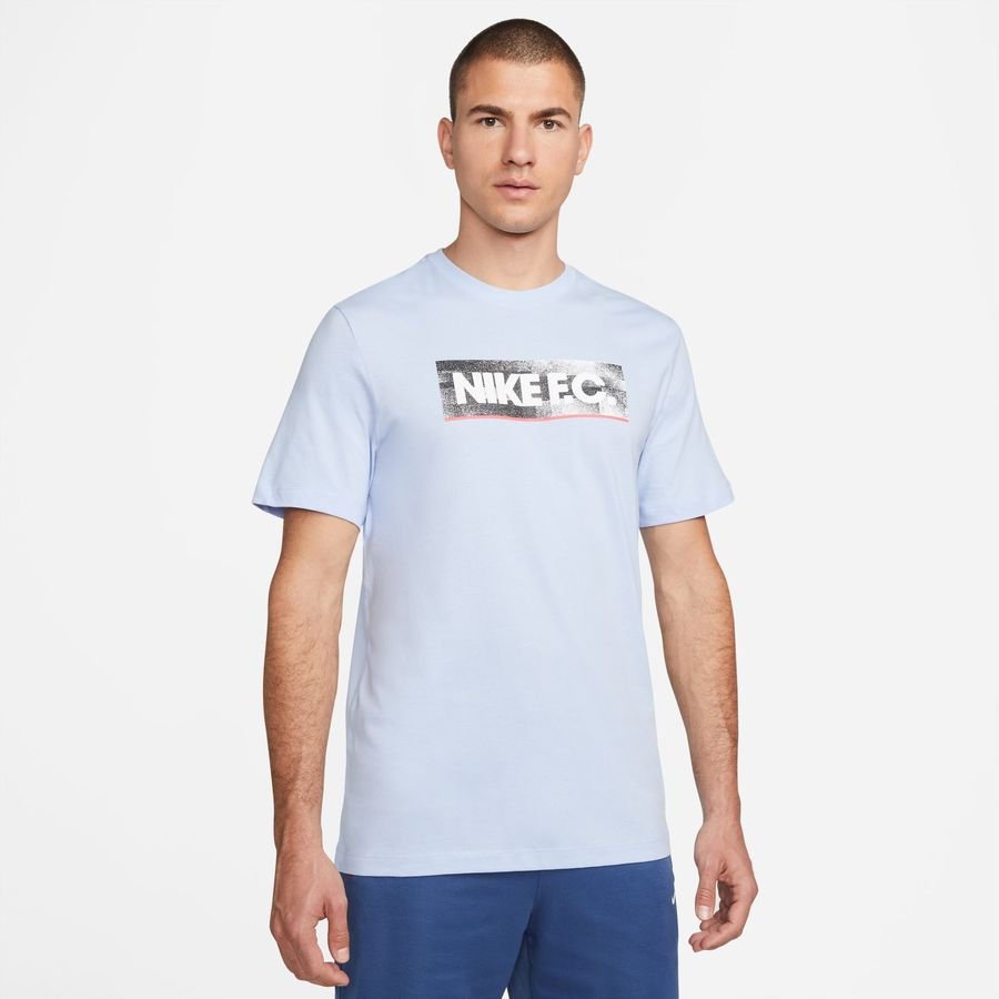 Nike F.C. T-Shirt Seasonal Block - Blå thumbnail
