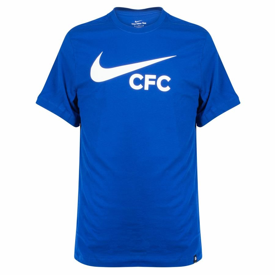 Chelsea T-Shirt Swoosh - Blå