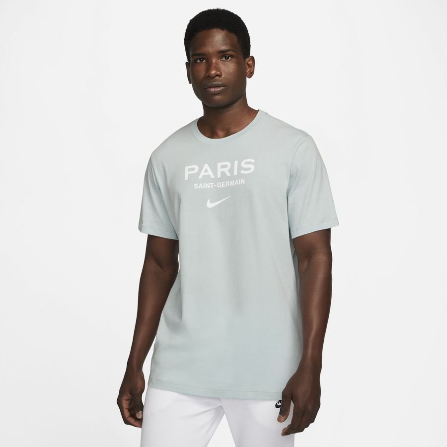 Paris Saint-Germain T-Shirt Swoosh - Grå/Vit