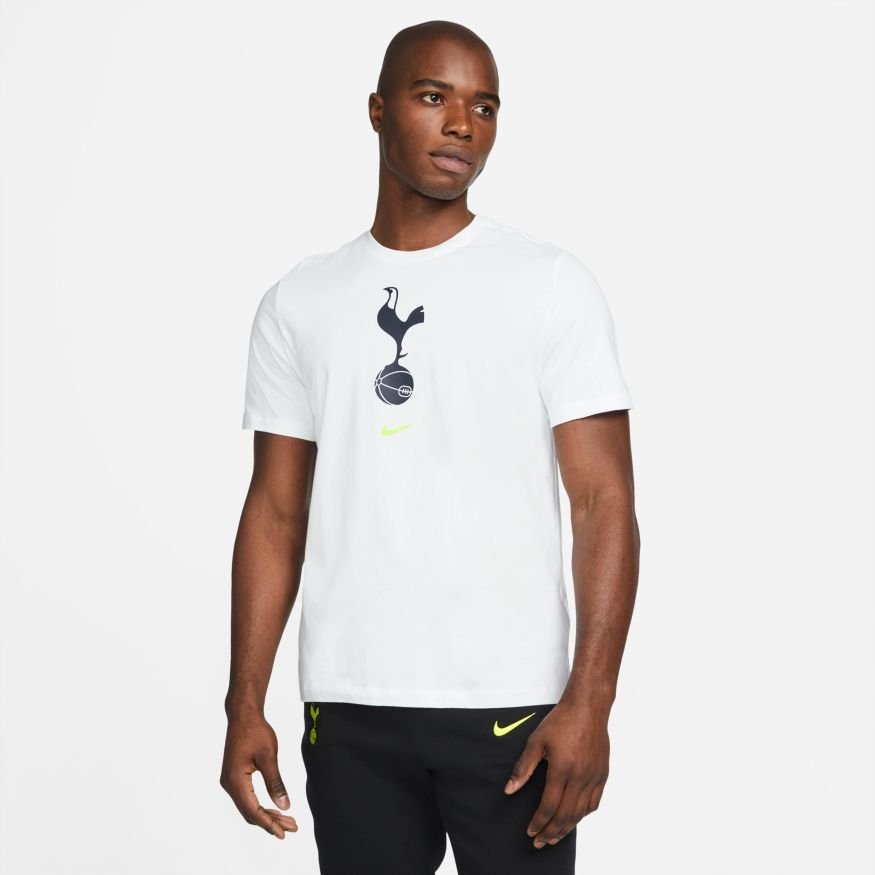 Tottenham T-Shirt Crest - Vit