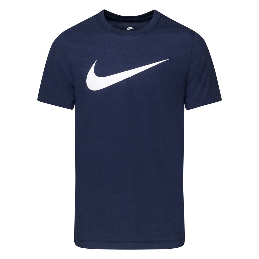 Nike T-Shirt NSW Icon Swoosh - Navy/Hvid thumbnail