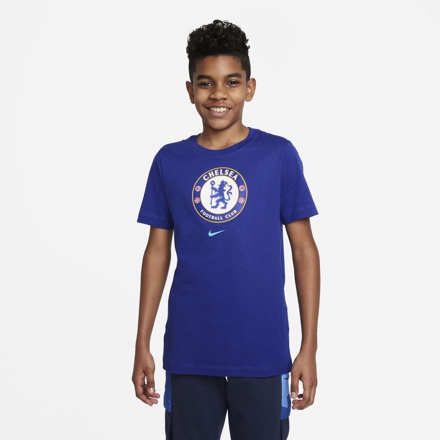 Chelsea T-Shirt Crest - Blå Børn thumbnail