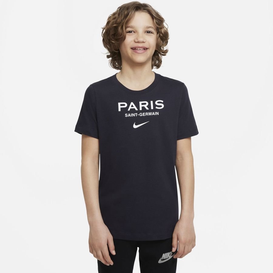 Paris Saint-Germain T-Shirt Swoosh - Grå Børn thumbnail