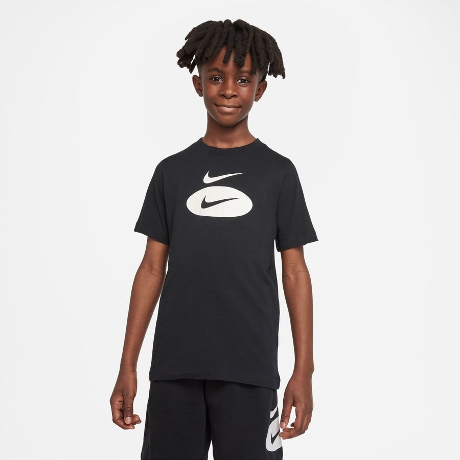 Nike T-Shirt NSW - Sort/Hvid Børn thumbnail