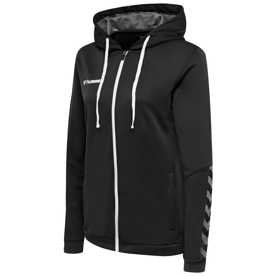 Authentic Poly Zip Hoodie Woman