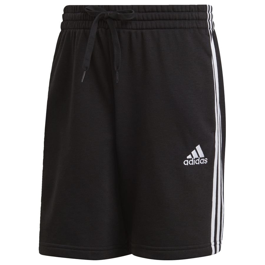 Essentials French Terry 3-Stripes shorts Sort thumbnail