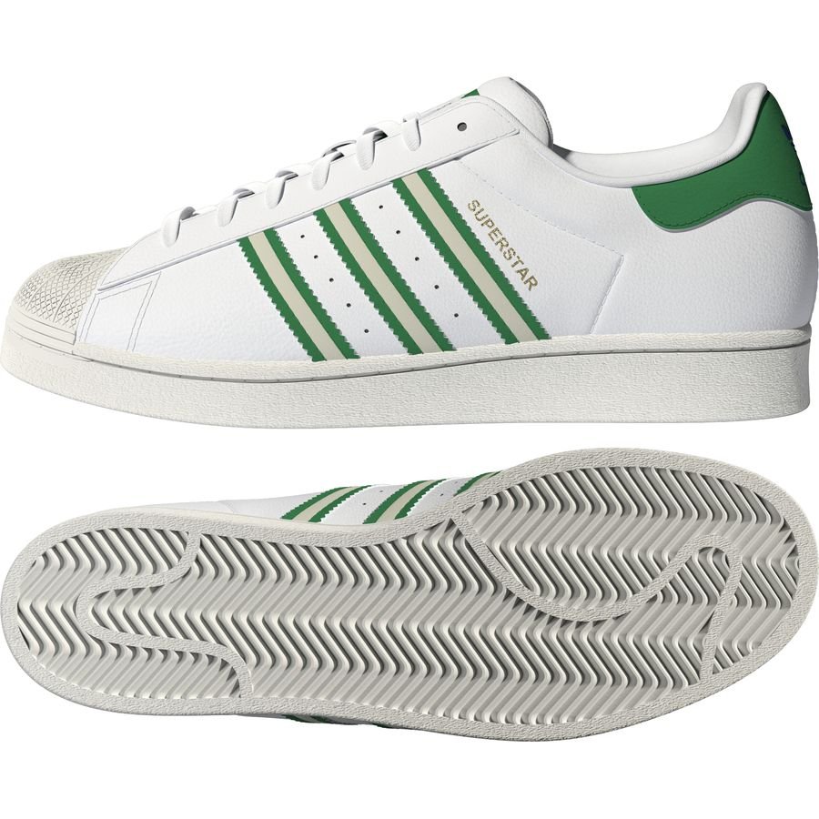 adidas Originals Sneaker Superstar - Hvid/Hvid/Grøn thumbnail