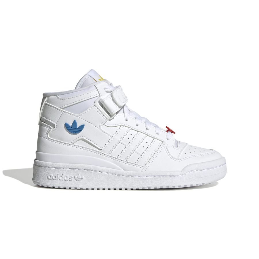 adidas Originals Sneaker Forum Mid - Hvid/Rød/Blå Børn thumbnail