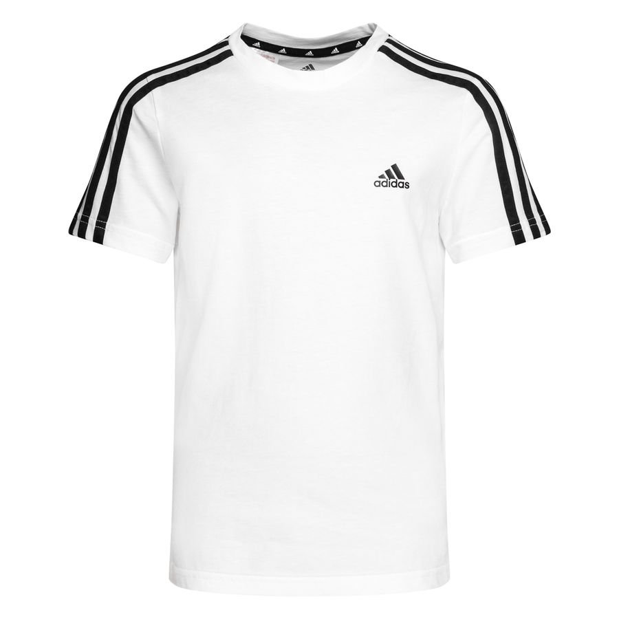 adidas Essentials 3-Stripes T-shirt Hvid thumbnail