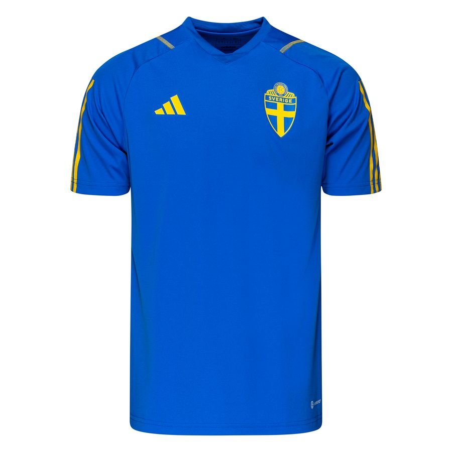 Sverige Tränings T-Shirt Tiro 23 - Blå/Gul