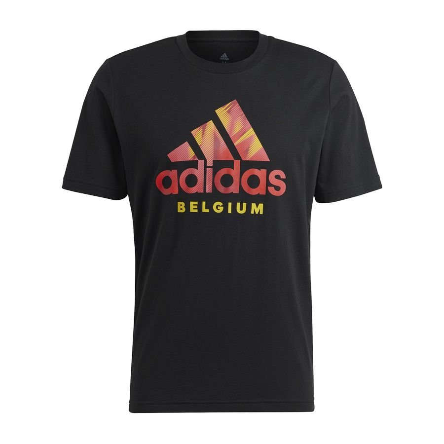 Belgien T-Shirt DNA Graphic - Svart
