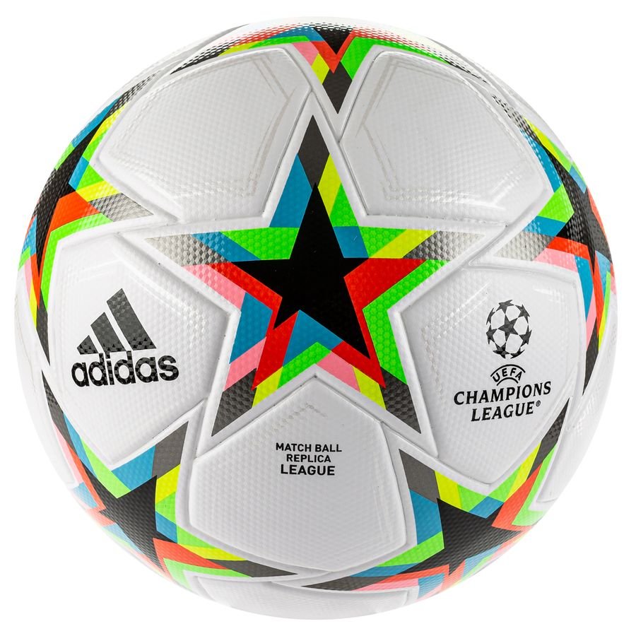 adidas Fotboll Champions League 2022 League - Vit/Silver/Turkos