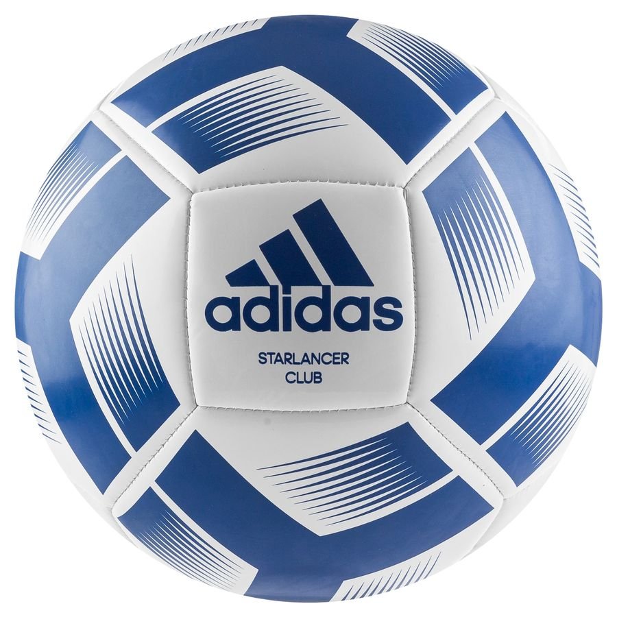 adidas Starlancer Club Fodbold - Hvid/Blå thumbnail