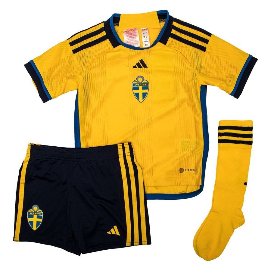 Sverige Hjemmebanetrøje 2022/23 Mini-Kit Børn