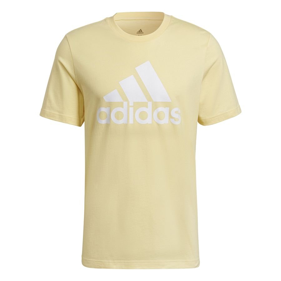 adidas T-Shirt Big Logo - Gul/Hvid thumbnail