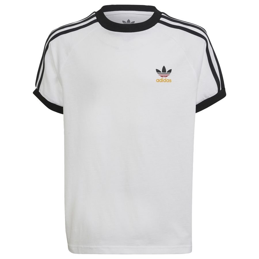 adidas Originals T-Shirt 3-Stripes - Hvid/Sort Børn