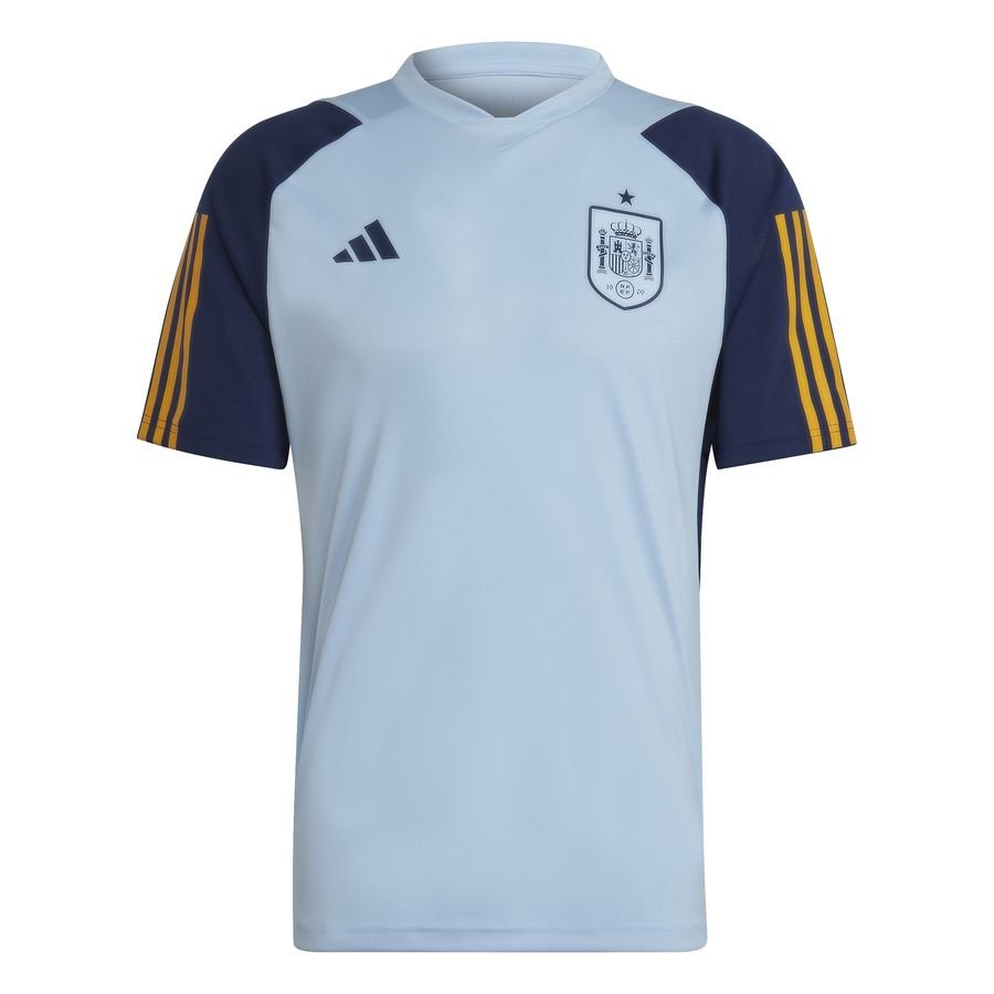 Spanien Tränings T-Shirt Tiro 23 2022/23 - Blå/Navy/Gul