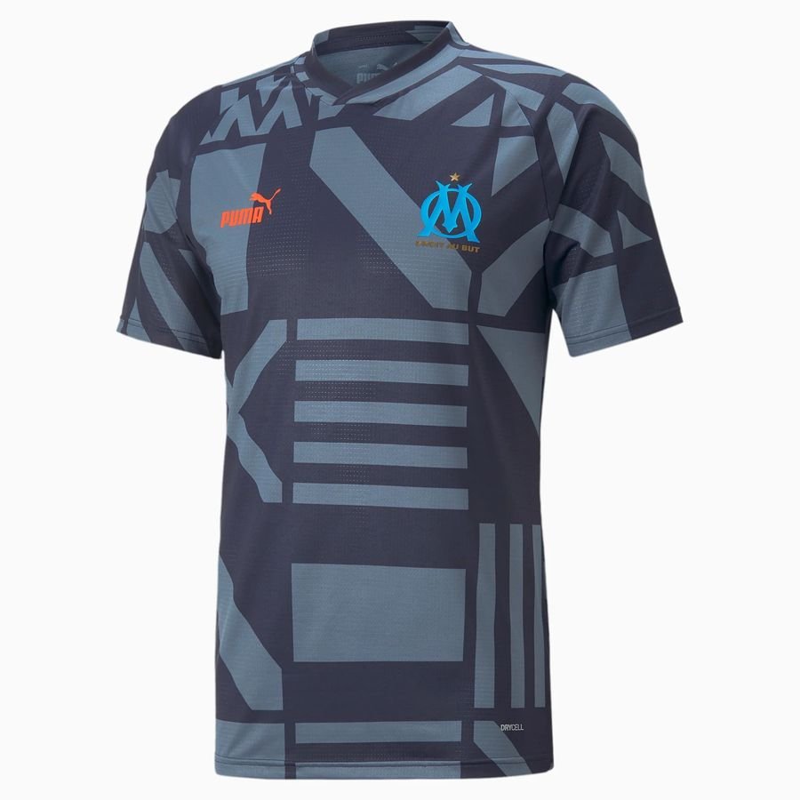 Marseille Tränings T-Shirt Pre Match - Blå/Blå