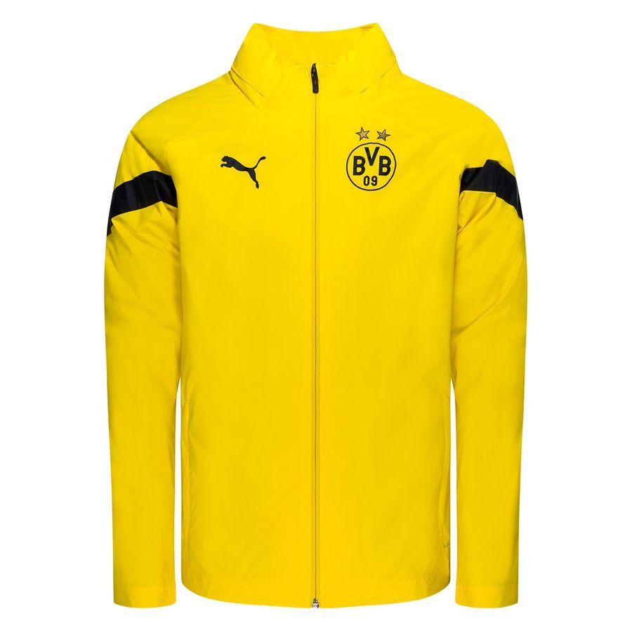BVB Training All Weather Jacket Cyber Yellow thumbnail