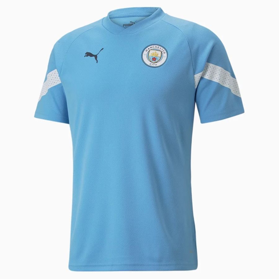 Manchester City Tränings T-Shirt - Blå/Vit