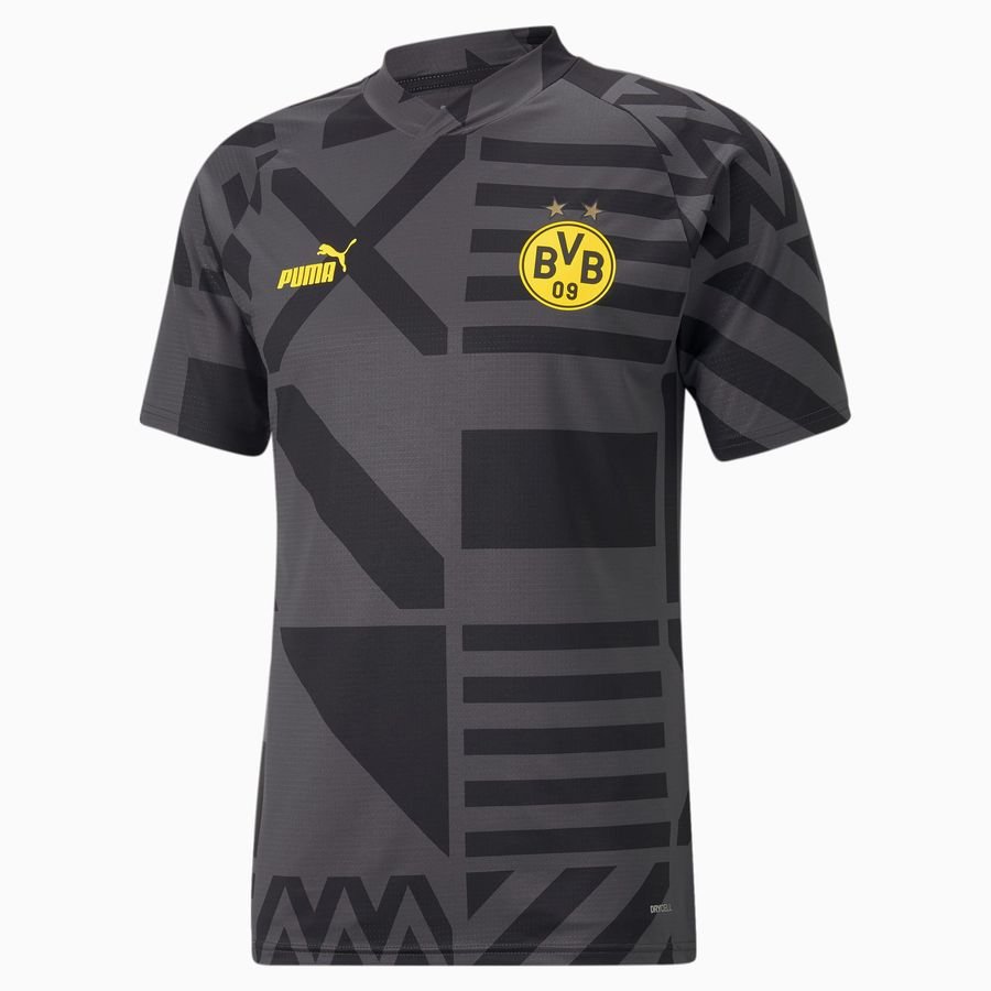 Dortmund Tränings T-Shirt Pre Match - Svart/Gul
