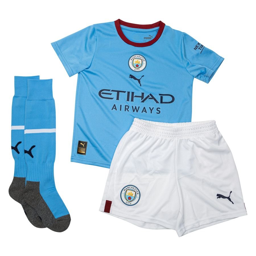 Manchester City Hjemmebanetrøje 2022/23 Mini-Kit Børn
