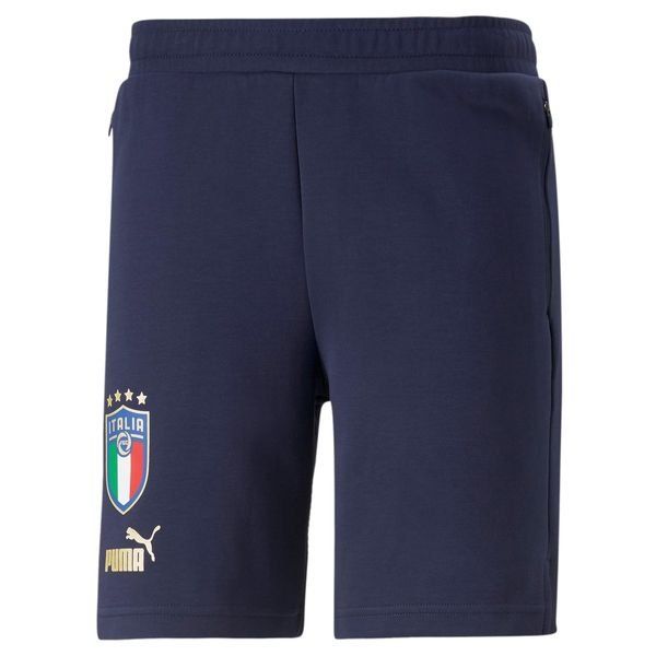 Italy Training Shorts Casuals - Peacoat/Gold | www.unisportstore.com