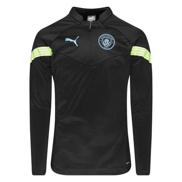 Manchester City Training Shirt Fleece - Black/Fizzy Light | www ...