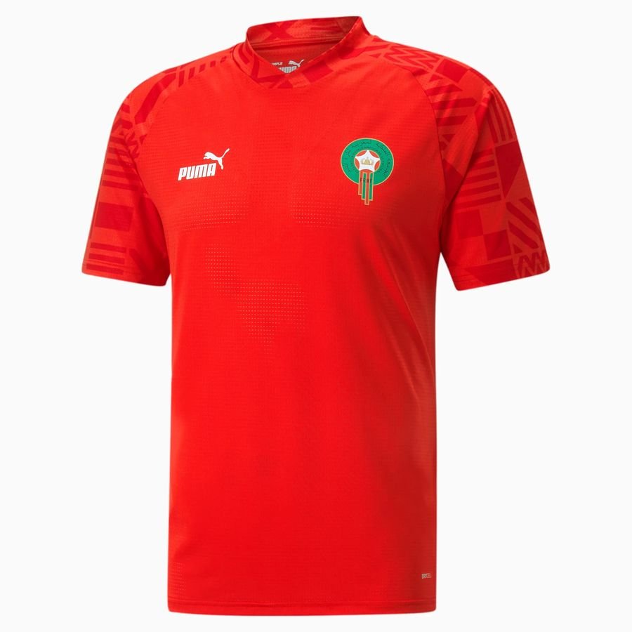 Marokko Trænings T-Shirt Pre Match - Rød thumbnail