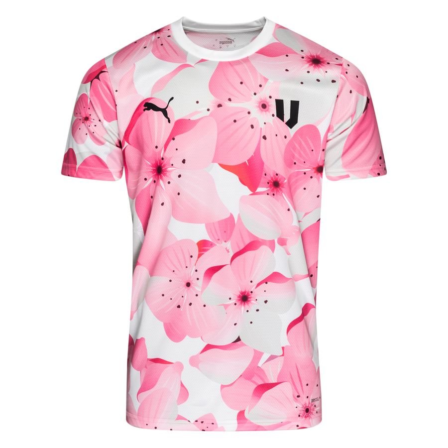PUMA X Unisport Trænings T-Shirt Sakura - Hvid/Pink/Sort LIMITED EDITION thumbnail