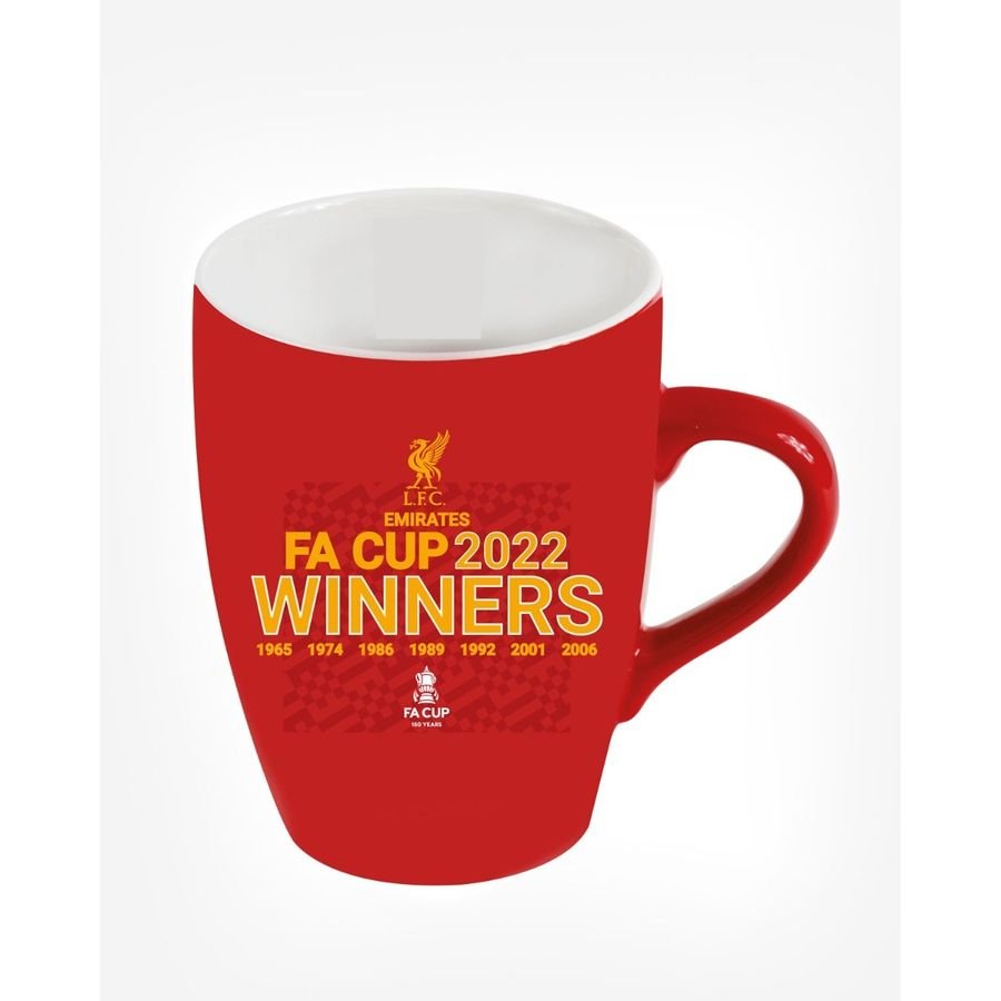 Liverpool Mugg FA Cup 2022 Mästare - Röd