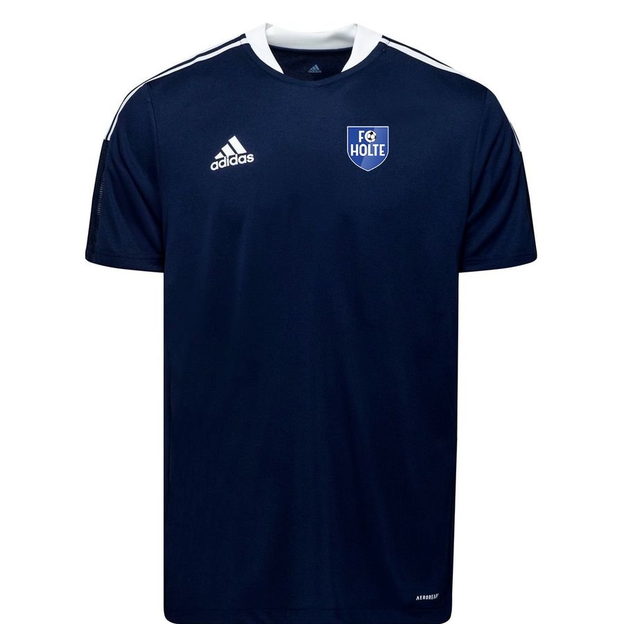 FC Holte Trænings T-Shirt - Navy/Hvid thumbnail
