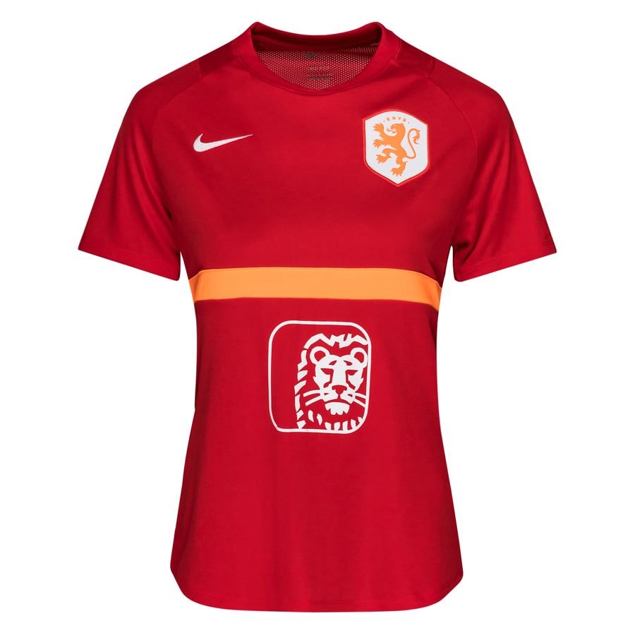 Holland Trænings T-Shirt Academy Pro Women's EURO 2022 - Rød/Orange/Hvid Kvinde thumbnail