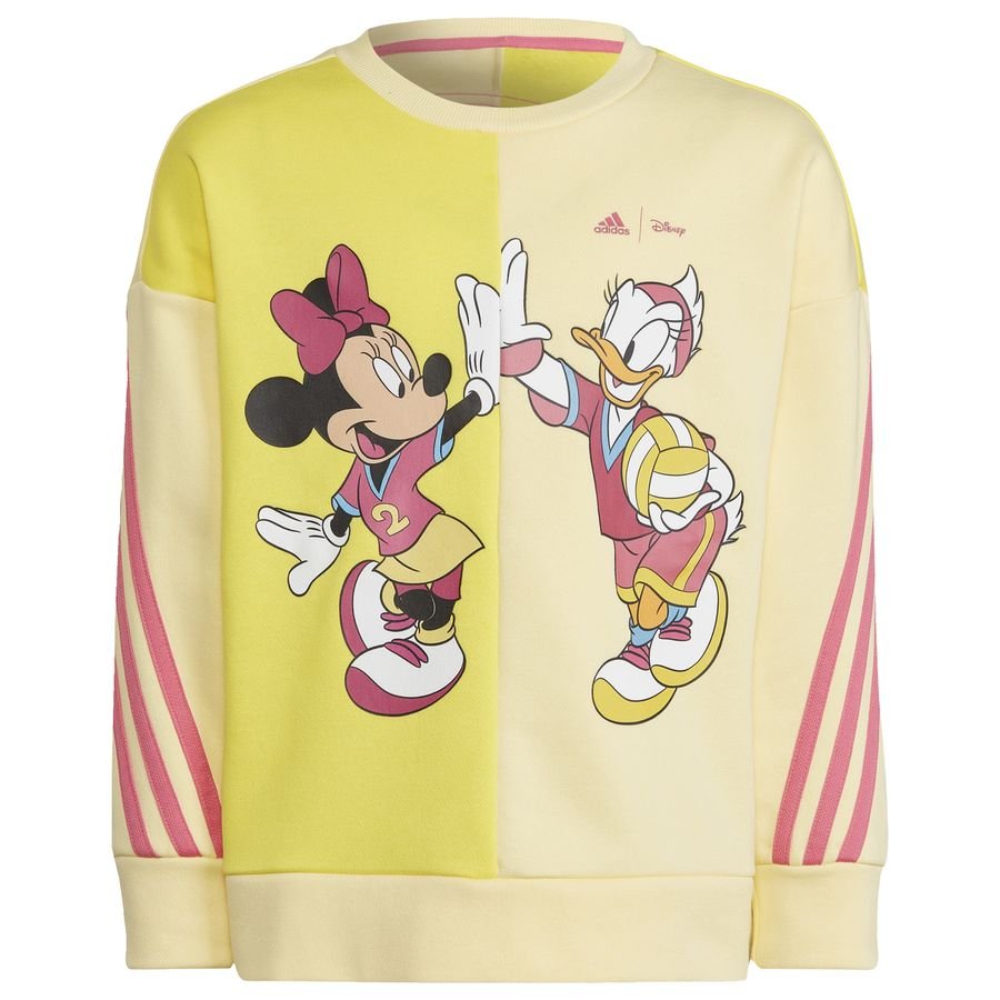 adidas x Disney Daisy Duck Crew sweatshirt Gul thumbnail