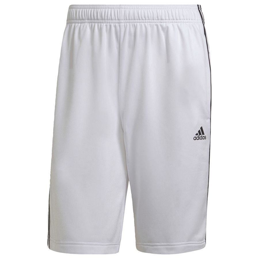 Essentials Warm-Up 3-Stripes shorts Hvid thumbnail