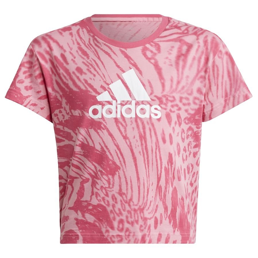 Future Icons Hybrid Animal Print Cotton Regular T-Shirt Pink thumbnail