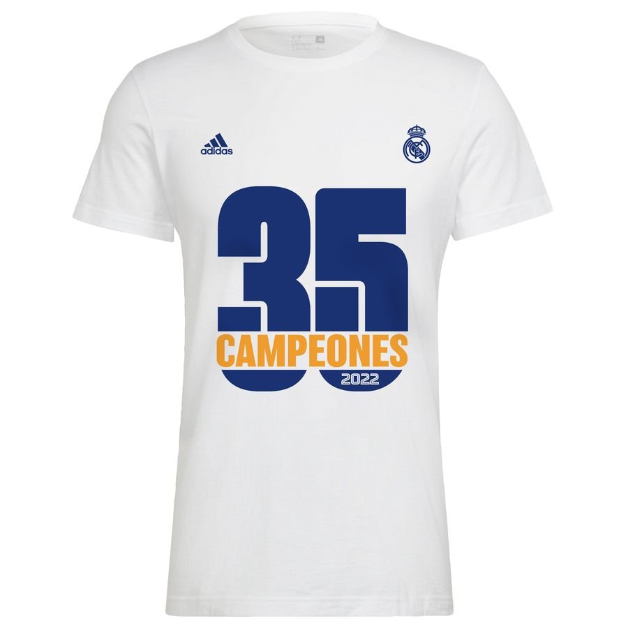 Real Madrid 2022 Winner T-shirt Hvid thumbnail