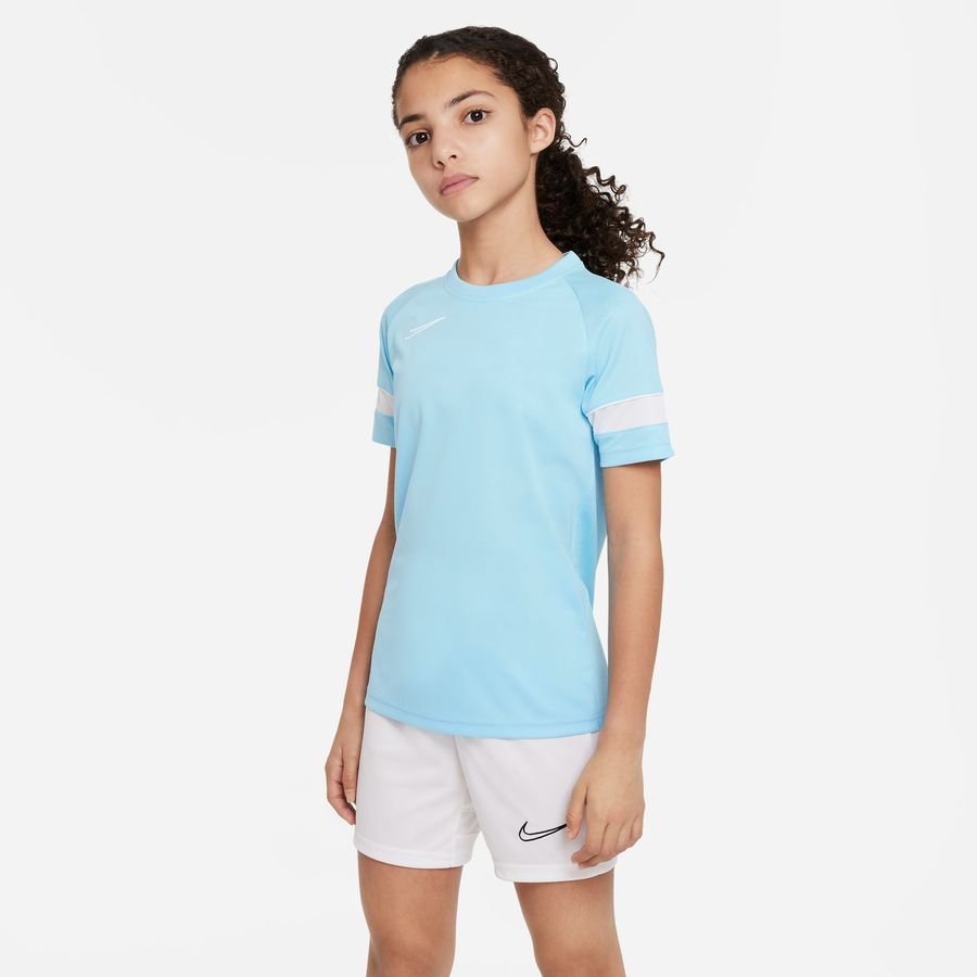 Nike Trænings T-Shirt Dri-FIT Academy 21 - Blå/Hvid Børn thumbnail