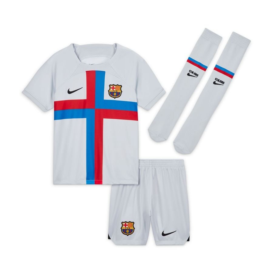 Barcelona 3. Trøje 2022/23 Mini-Kit Børn