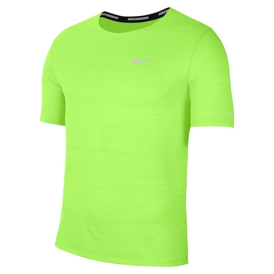 Nike Løbe T-Shirt Dri-FIT Miler - Grøn/Sølv thumbnail