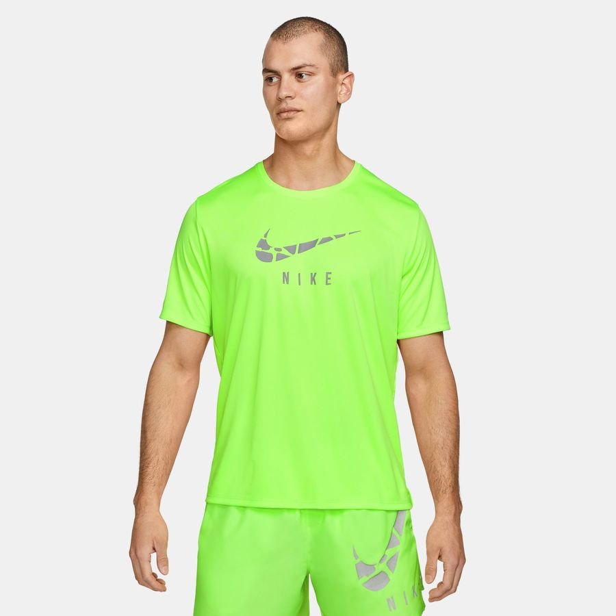 Nike Løbe T-Shirt Dri-FIT Run Division - Grøn/Sølv thumbnail