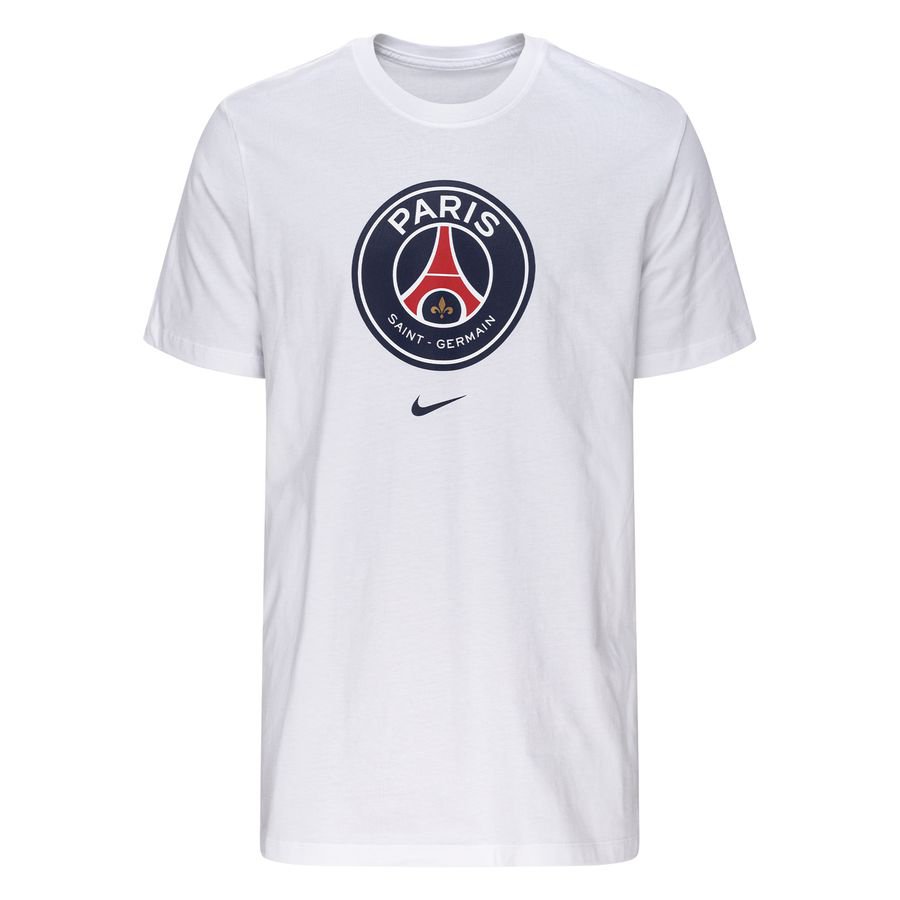 Paris Saint-Germain T-Shirt Crest - Navy/Hvid thumbnail