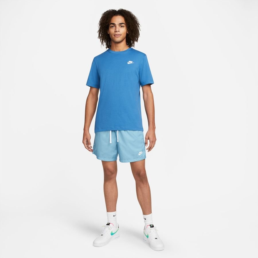 Nike T-Shirt NSW Club - Blå/Hvid thumbnail