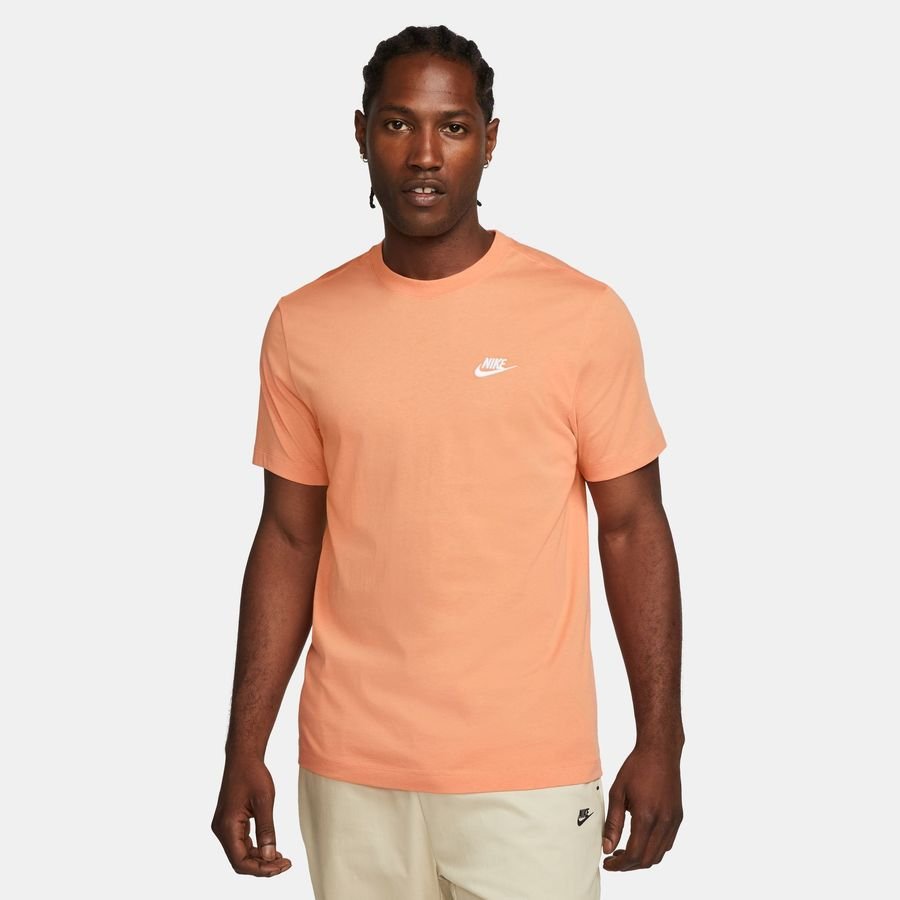 Nike T-Shirt NSW Club - Orange/Hvid thumbnail