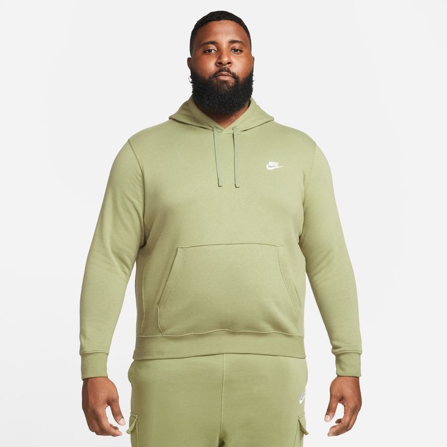 Nike Hættetrøje NSW Club - Grøn/Hvid