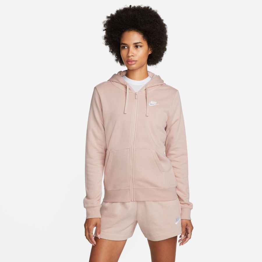 Nike Hættetrøje NSW Club Fleece - Pink/Hvid Kvinde thumbnail